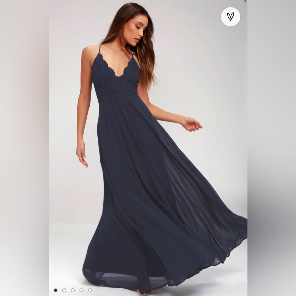 Lulus navy dress